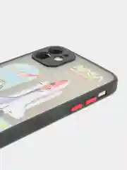 Бежевый чехол на телефон с принтом рисунком "NASA" iPhone 7/8 Plus XS XR 11 12 Pro 13 Pro