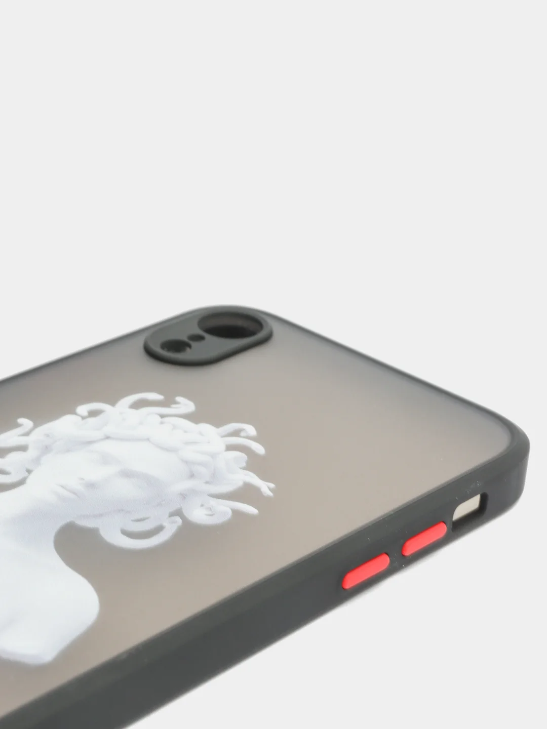Тёмно-коричневый чехол с принтом "Арт" на iPhone 7/ 8 plus/ XR / XS/ 11/ 12 pro/ 13, пластиковый