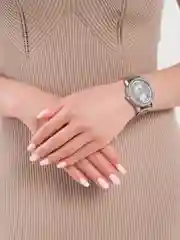 Серебряный женские наручные часы, 3 цвета