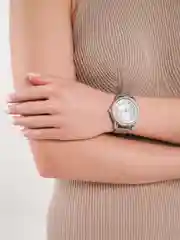 Серебряный женские наручные часы, 3 цвета