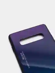 Фиолетовый градиентный чехол из закаленного стекла для Samsung S10/S20/A51/A71/S9/A01/A50/A20/A70