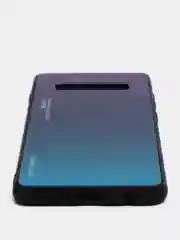 Фиолетовый градиентный чехол из закаленного стекла для Samsung S10/S20/A51/A71/S9/A01/A50/A20/A70