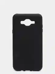 Черный чехол Samsung J7 Neo, со стразами по бокам