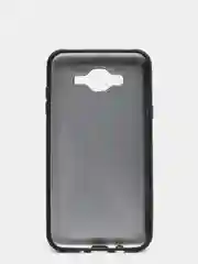 Черный чехол Samsung J7 Neo, со стразами по бокам