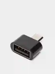 Черный адаптер переходник usb micro usb otg