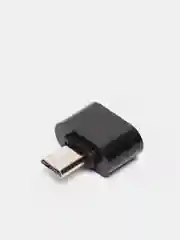 Черный адаптер переходник usb micro usb otg