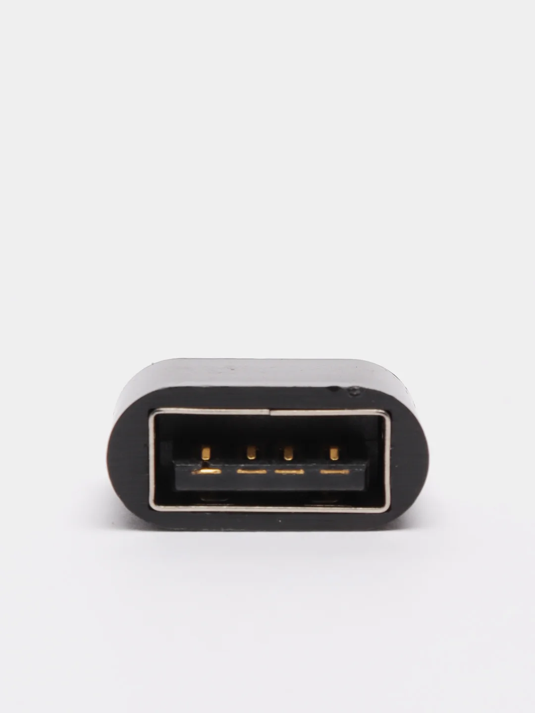 Черный адаптер переходник usb micro usb otg