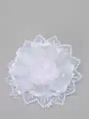 Белый белые банты 11см