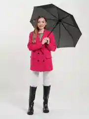 Темно-синий зонт унисекс, складной