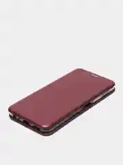 Бордовый чехол-книжка Vivo Y21 / Vivo Y33S