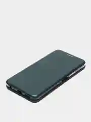 Тёмно-зелёный чехол-книжка Vivo Y21 / Vivo Y33S
