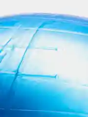 Синий мяч гимнастический