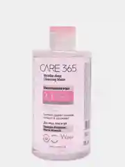 Розовый мицеллярная вода Care 365, 3 в 1 для снятия макияжа, очищение, увлажнение, 445 мл