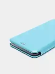 Голубой чехол-книжка для Tecno Spark 8C / Tecno Go 2022