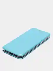 Голубой чехол-книжка для Tecno Spark 8C / Tecno Go 2022