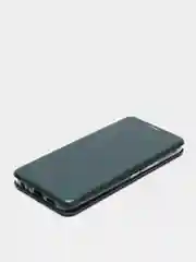 Тёмно-зелёный чехол-книжка для Tecno Spark 8C / Tecno Go 2022