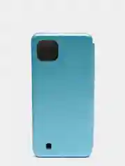 Голубой чехол-книжка Realme C11 2021 / Realme C20