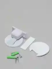 Белый ограничитель для дверей, магнитный