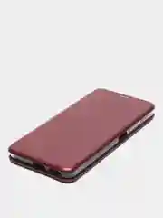 Бордовый чехол-книжка Xiaomi Redmi Note 11 pro