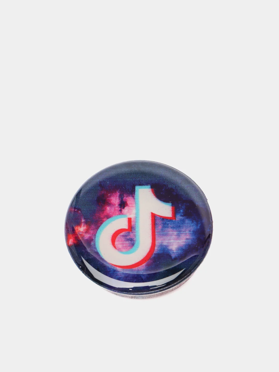 Багровый попсокет TikTok для смартфона (Tik tok, тик ток, тикток)
