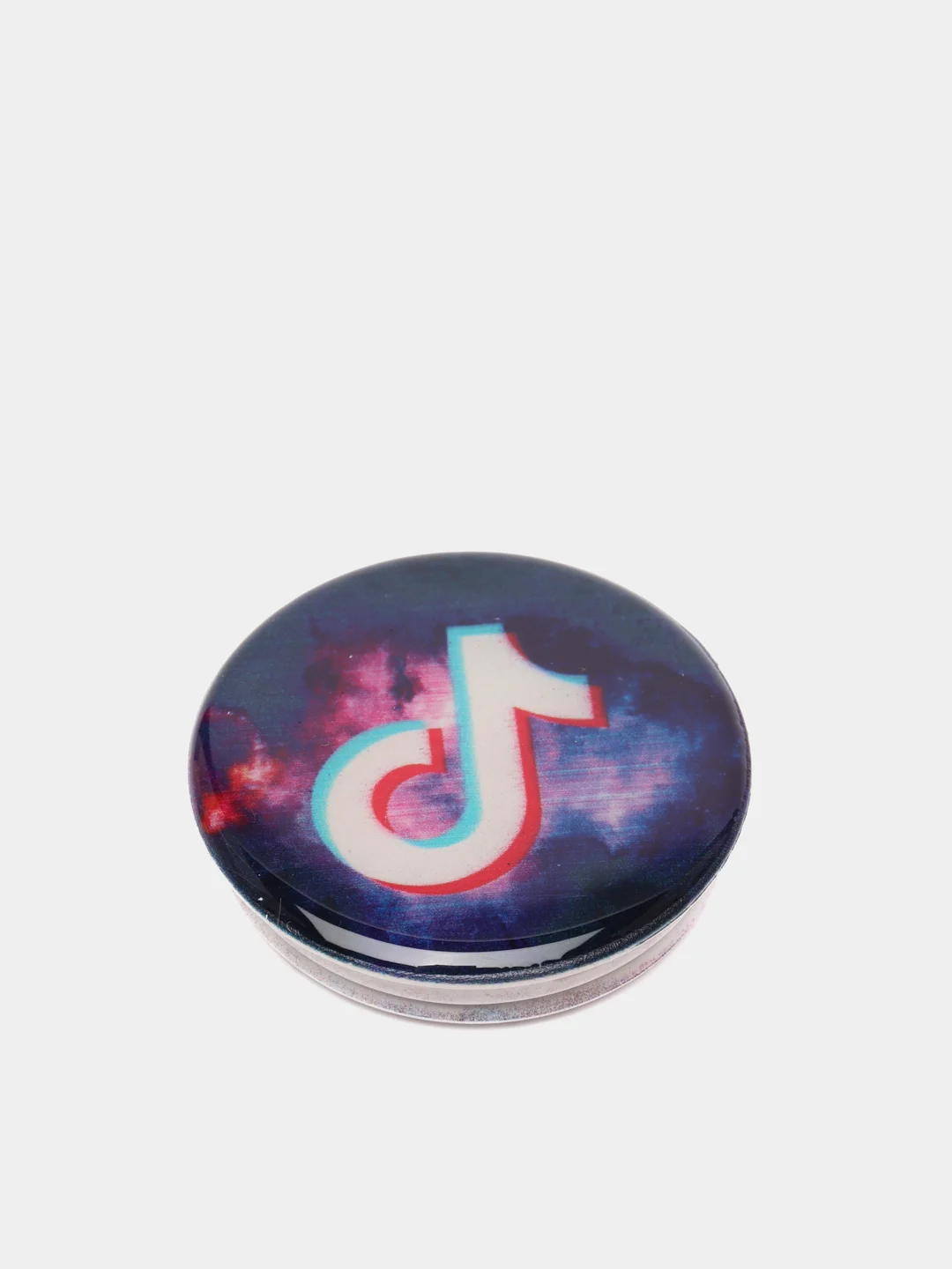 Багровый попсокет TikTok для смартфона (Tik tok, тик ток, тикток)