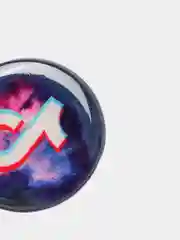 Багровый попсокет TikTok для смартфона (Tik tok, тик ток, тикток)