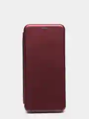 Бордовый чехол-книжка для Tecno Spark 8C / Tecno Go 2022