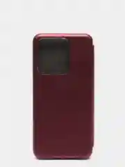 Бордовый чехол-книжка для Tecno Spark 8C / Tecno Go 2022