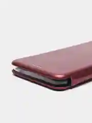 Бордовый чехол-книжка для Tecno Spark 8C / Tecno Go 2022