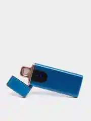 Синий зажигалка электронная USB, спиральная