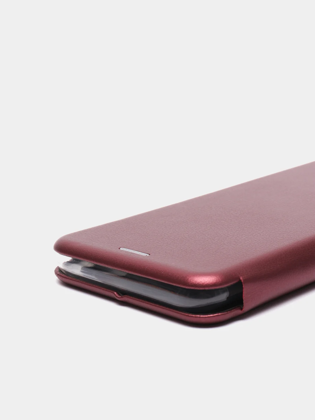 Бордовый чехол-книжка TECNO Spark 7