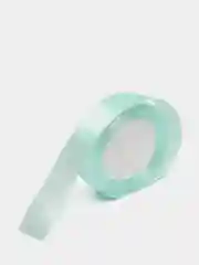 Бирюзовый лента атласная 25мм, рулон 22м (25ярд)