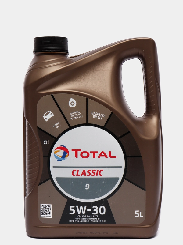 Моторное масло Total Classic 9 5W-30, 5л