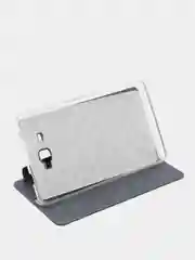 Серый металлик чехол-книжка для планшета SAMSUNG TAB A, 180/105 мм