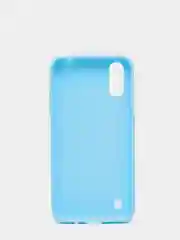 Голубой чехол Samsung Galaxy A01 / M01 / Самсунг Галакси А01 / М01 силиконовый цветной матовый