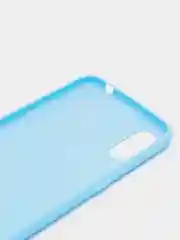 Голубой чехол Samsung Galaxy A01 / M01 / Самсунг Галакси А01 / М01 силиконовый цветной матовый