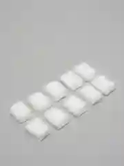 Белый щеточки для маникюра, на липкой основе, инновационные, 10 штук