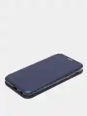 Синий чехол книжка Samsung Galaxy J6 (2018), Самсунг Галакси Джи6 (2018)