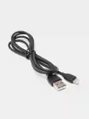 Черный кабель зарядный 1 m, Micro-USB/Type-C/Lightning для Android и Apple iPhone