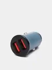 Синий автомобильное зарядное устройство быстрой зарядки в прикуриватель QC 3,0/PD 3,0 USB+Type-C