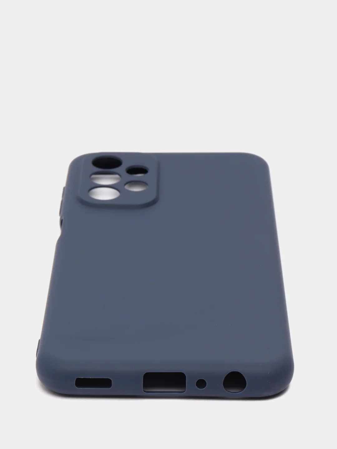 Синий чехол для Samsung Galaxy A23, силиконовый
