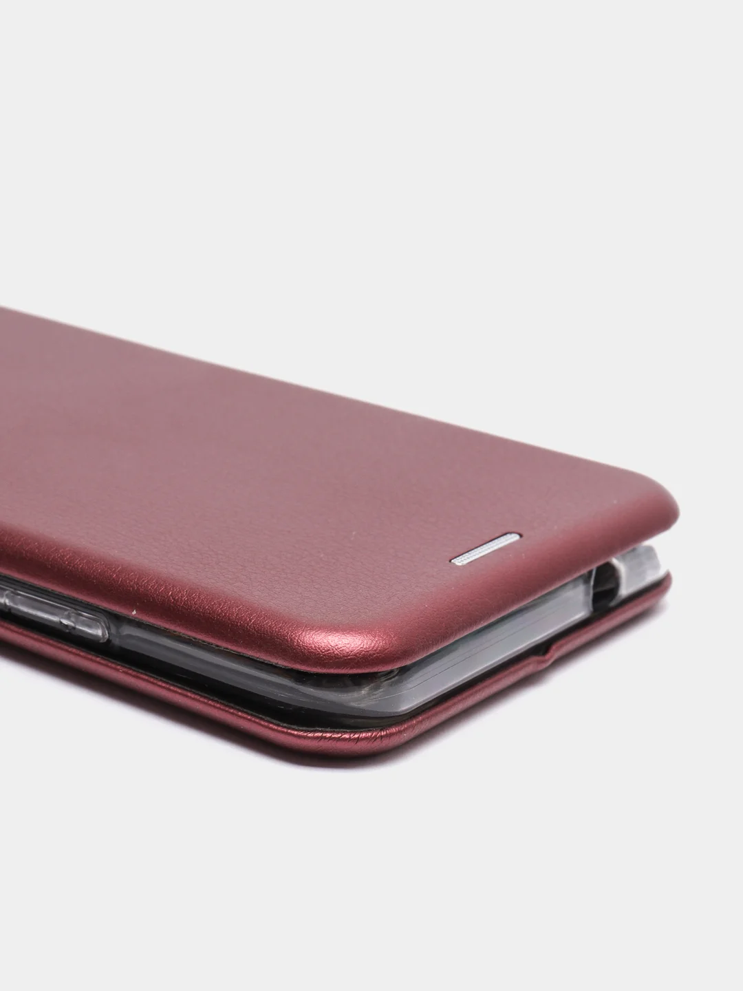Бордовый чехол-книжка ZTE Blade A51