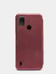 Бордовый чехол-книжка ZTE Blade A51