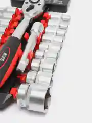 Набор головок торцевых с аксессуарами 1/2"DR, 832 мм, 20 предметов, AVS NG1220P