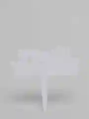 Черный топпер "Happy Birthday"