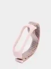 Розовый нейлоновый ремешок для Xiaomi Mi Band 5 и Mi Band 6