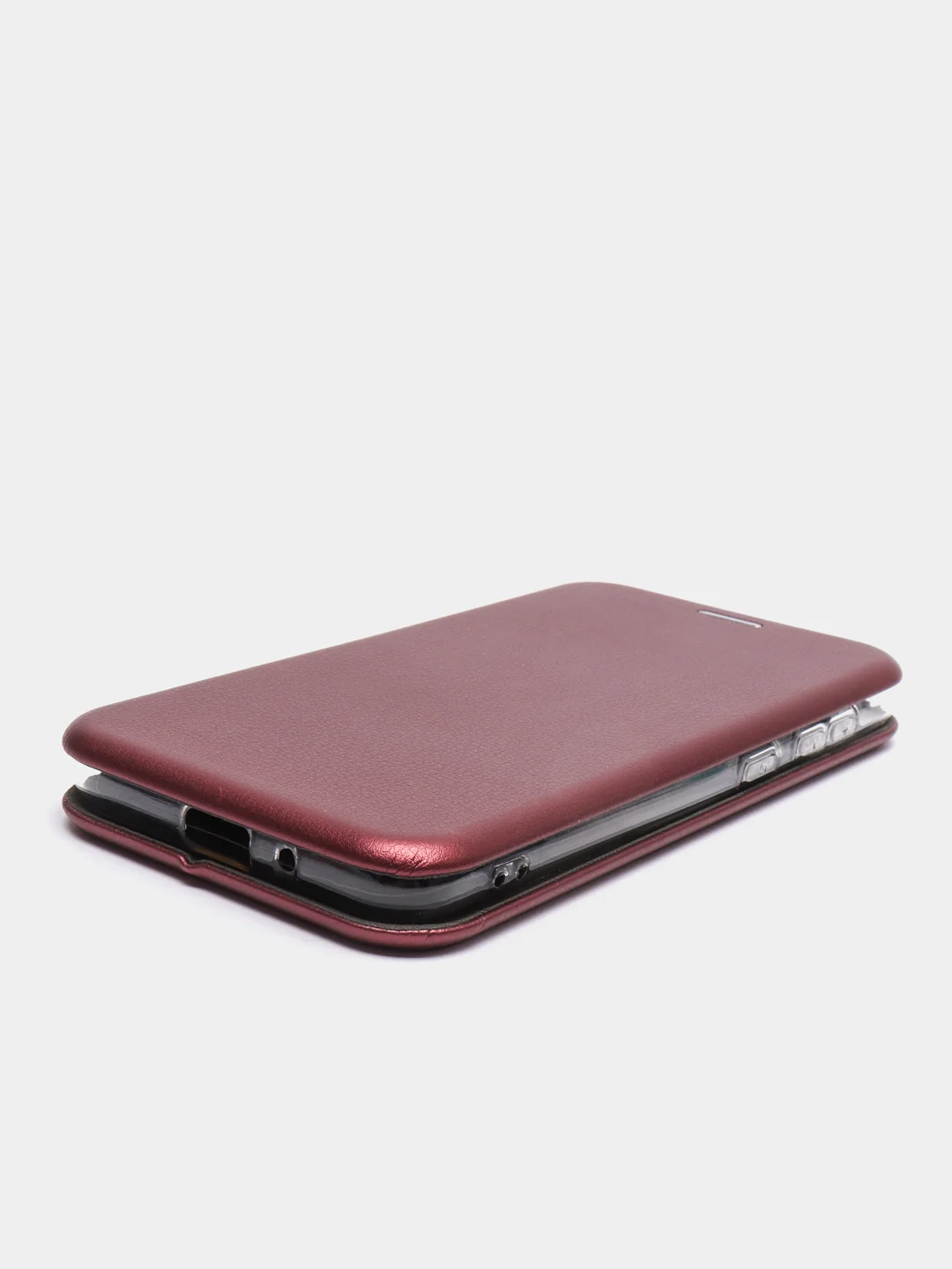Бордовый чехол книжка ZTE A31