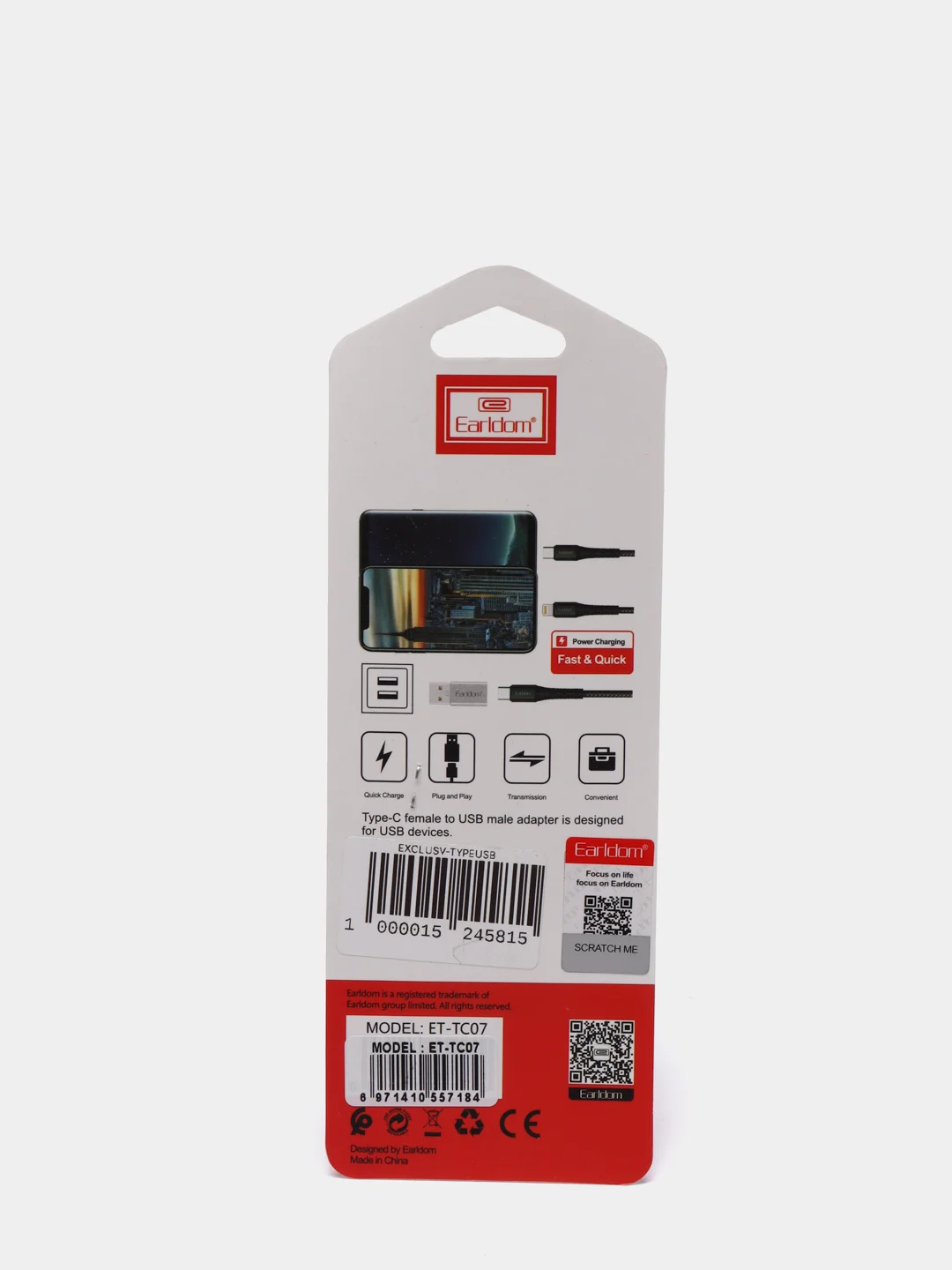 Адаптер переходник USB Type C