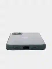 Серый чехол для iPhone (Айфон) 11 со стеклянной панелью