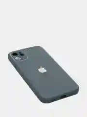Серый чехол для iPhone (Айфон) 11 со стеклянной панелью